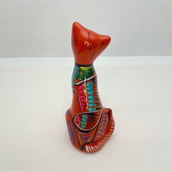 MEXICAN Folk Art Pottery Talavera 5.2” Cat - Picture 11 of 12